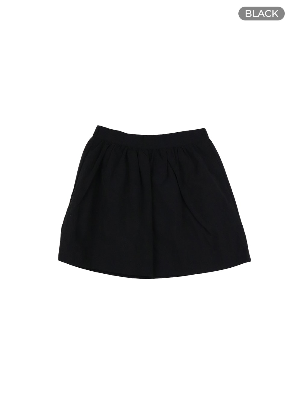 Shirred Flare Mini Skirt CM426